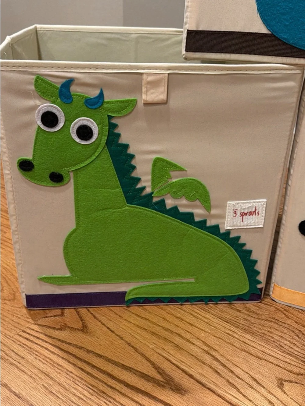 3 Sprouts Kids Animal Canvas Storage Bins (3) & 2 Art caddies